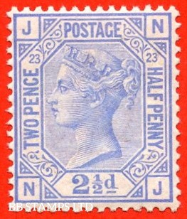 sg-157-j25-nj-2d-blue-plate-23-a-fine-unmounted-mint-example-b94195