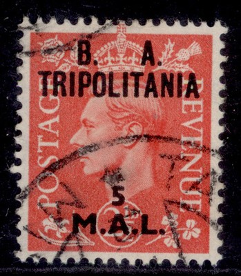 boic-tripoloitania-gvi-sg-t31-5l-on-2d-pale-scarlet-fine-used