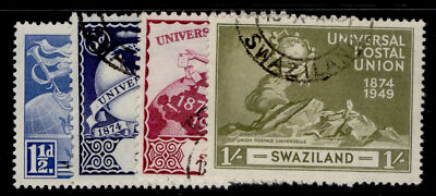 swaziland-gvi-sg48-51-anniversary-of-upu-set-fine-used
