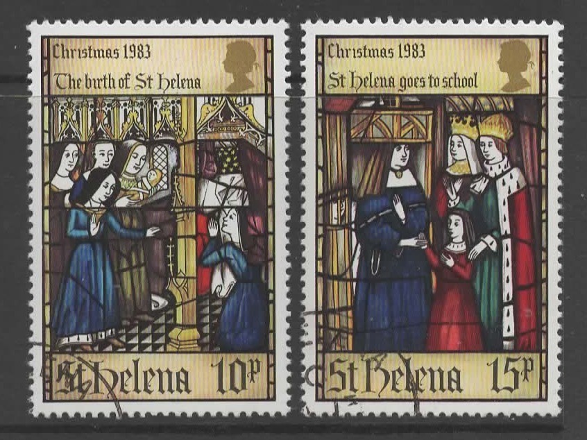 st-helena-sg423-4-1985-christmas-used