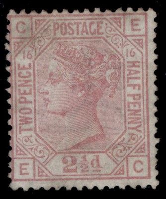 gb-qv-sg141-2d-rosy-mauve-plate-16-unused-cat-400-ec