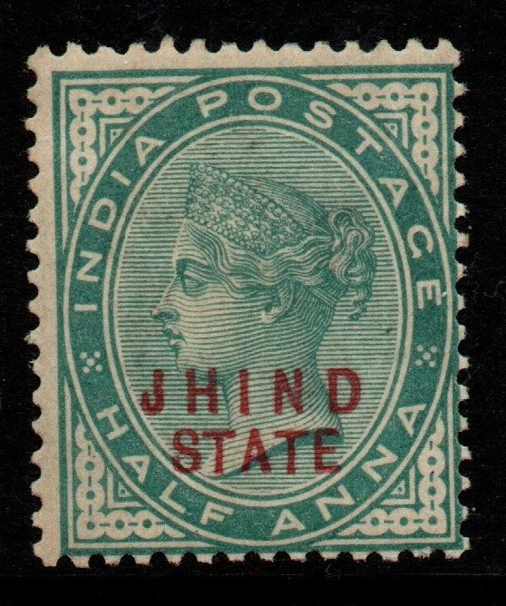 india-jind-sg13-1886-a-blue-green-mtd-mint