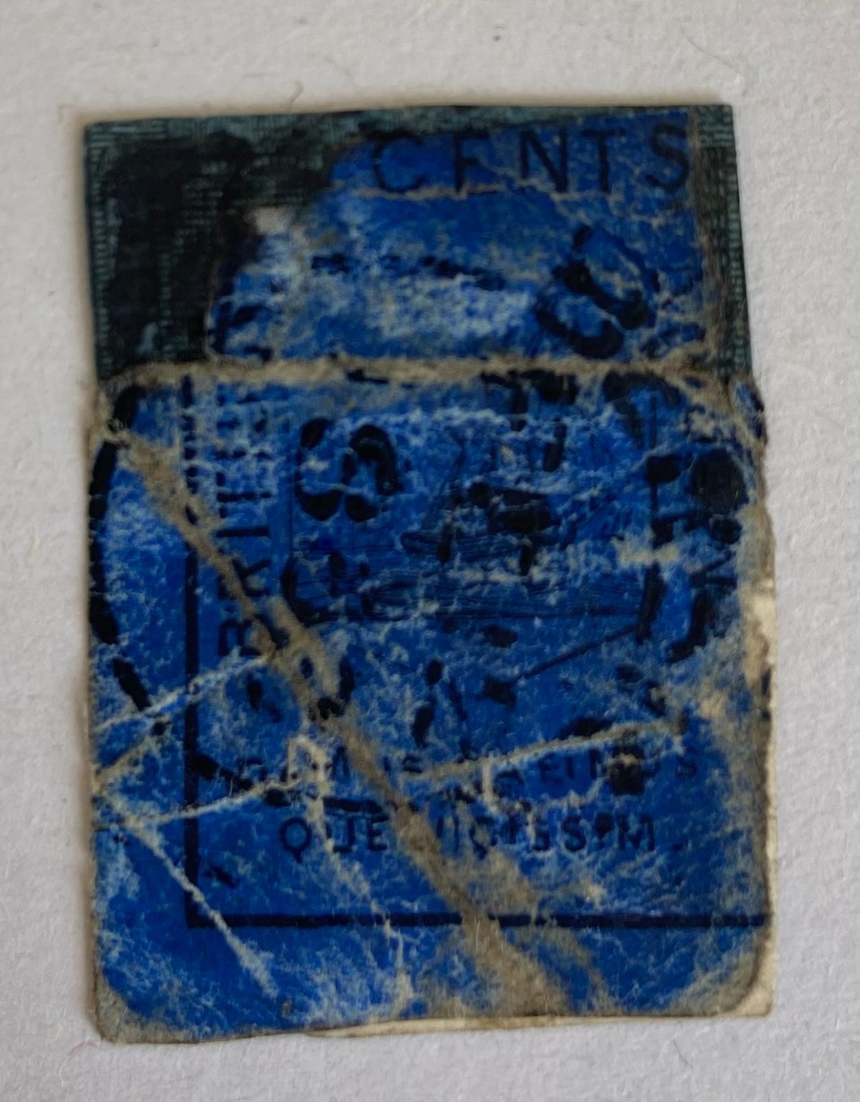 british-guiana-qv-sg10-4c-black-deep-blue-used-cat-12000