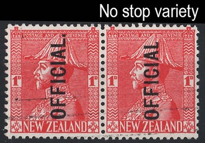 new-zealand-1927-1d-rose-carmine-official-no-stop-after-official-variety-in-pair