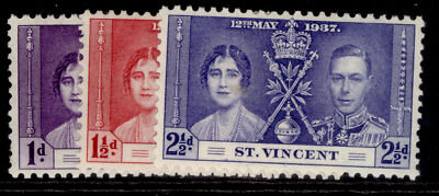 st-vincent-gvi-sg146-148-1937-coronation-set-lh-mint