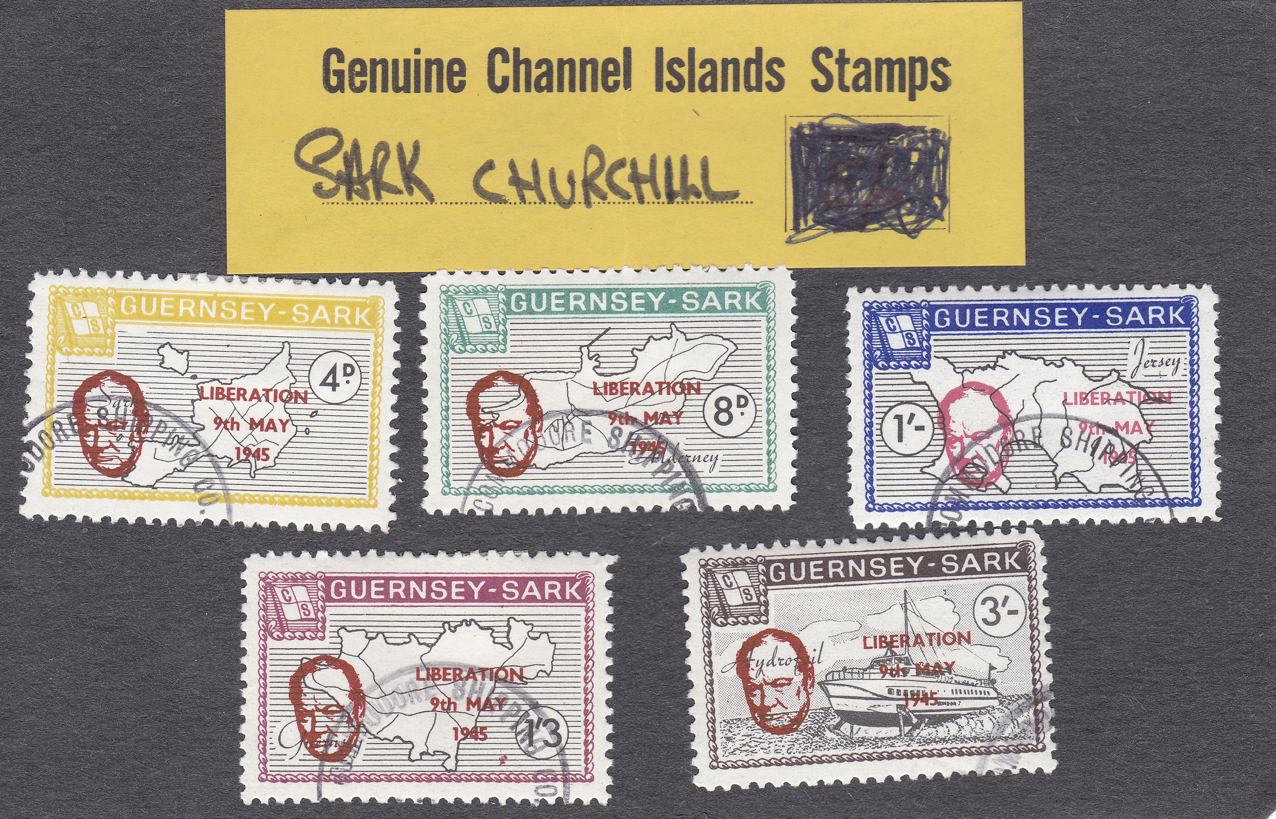 1966-guernsey-sark-churchill-liberation-full-set-of-used-stamps