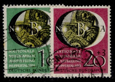 germany-1951-national-philatelic-exhibition-set-sg-1067-8-fine-used-cat-125