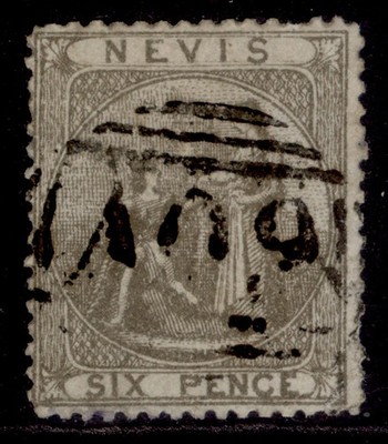 st-kitts-nevis-nevis-qv-sg19-6d-grey-fine-used-cat-200