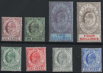 gibraltar-1906-new-colours-d-4s-set-up-to-4s-f-mint-6d-heavyish-mount-1s