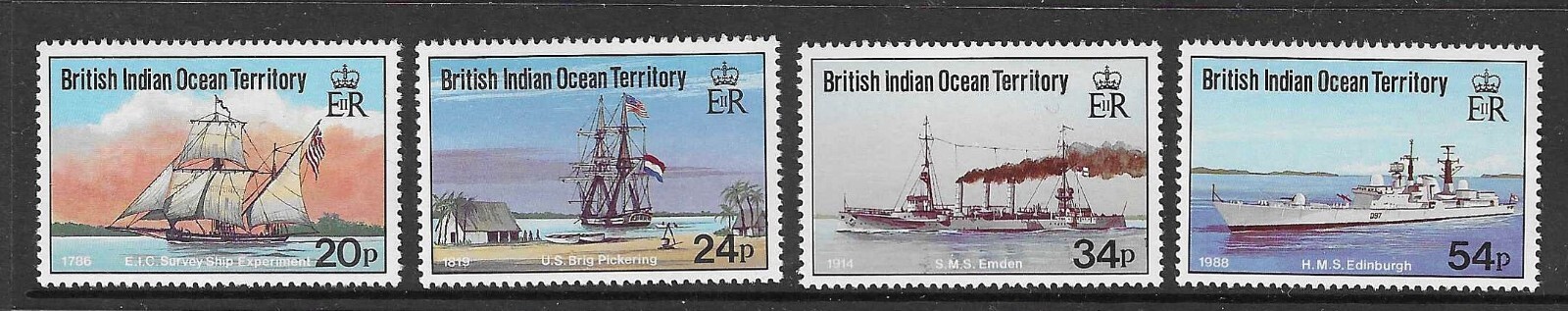british-indian-ocean-terr-sg115-8-1991-visiting-ships-mnh