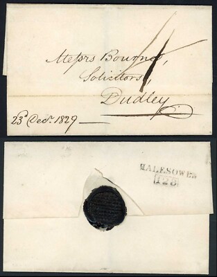 george-iv-1829-wrapper-to-dudley-with-early-usage-of-halesowen-128-mileage-mark