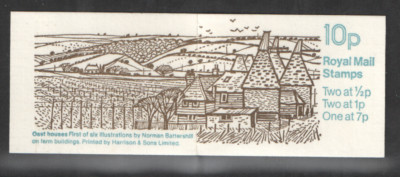 fa4-1978-oast-houses-folded-booklet-good-perfs-perf-type-p
