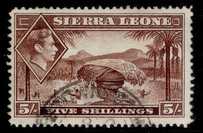 sierra-leone-gvi-sg198-5s-red-brown-fine-used-cat-22