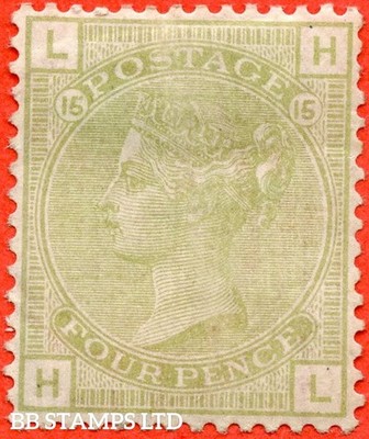 sg-153-j64-hl-4d-sage-green-plate-15-a-fine-mounted-mint-exam-b64392