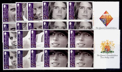 gibraltar-qeii-sg1324-1331-2009-qeii-grandchildren-set-blocks-nh-mint