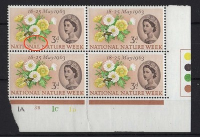 gb-1963-nature-week-3d-r19-5-green-blob-over-last-a-of-national-block-of-4