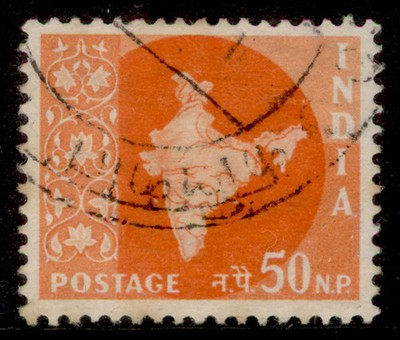 india-qeii-sg416-10r-orange-fine-used-cat-15