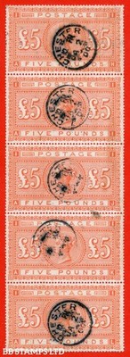 sg-137-j128a-ah-ai-aj-ak-al-5-00-orange-a-fine-used-vertical-s-b93326