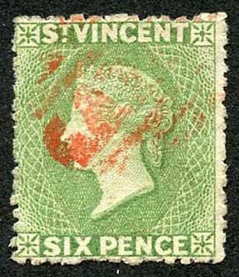 st-vincent-sg23-6d-pale-green-wmk-star-s-ways-perf-11-to-12-5-x-15-cat-50-pounds