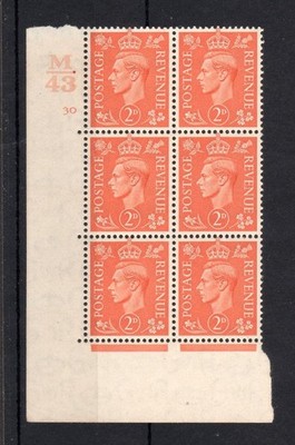george-vi-2d-pale-orange-unmounted-mint-control-m43-cylinder-30-block-cat-20