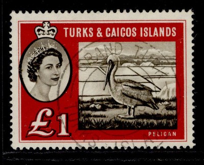 turks-caicos-qeii-sg253-1-sepia-deep-red-very-fine-used-cat-32-cds