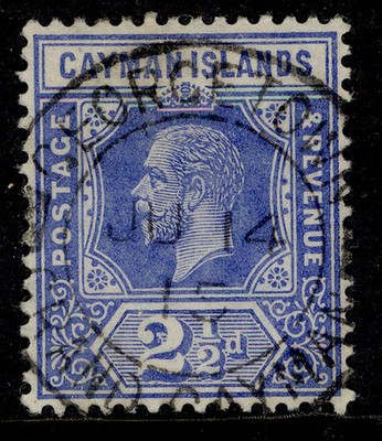 cayman-islands-gv-sg44-2d-bright-blue-vfu-cds