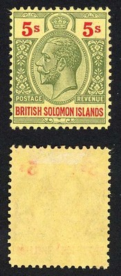 solomon-is-sg36a-5-green-on-orange-buff-wmk-mult-ca-m-m-cat-65-pounds