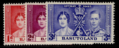 basutoland-gvi-sg15-17-coronation-set-m-mint