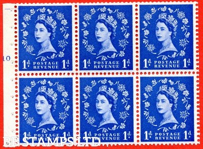 sg-571-sb30-1d-ultramarine-an-unmounted-mint-cylinder-booklet-pane-of-b76270