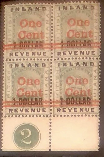 fine-qv-british-guiana-1890-inland-revenue-double-overprint-block-1c-on-4-mnh