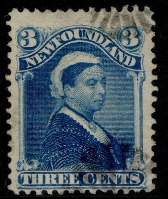 canada-newfoundland-qv-sg47a-3c-bright-blue-fine-used