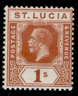st-lucia-gv-sg103-1s-orange-brown-m-mint