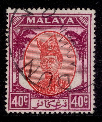 malaysia-trengganu-gvi-sg83-40c-red-purple-very-fine-used-cat-40