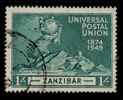 zanzibar-gvi-sg338-1s-blue-green-fine-used