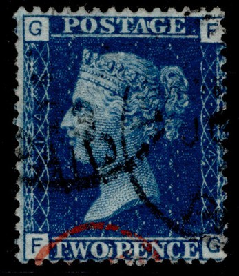 gb-qv-sg47-2d-dp-blue-plate-14-fine-used-cat-20-fg