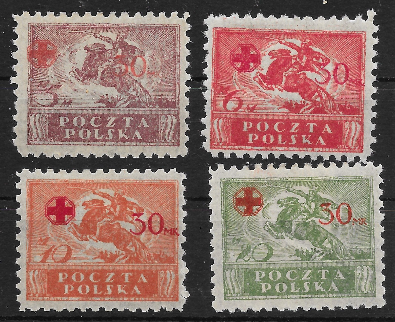 poland-sg154-7-1921-red-cross-fund-set-mtd-mint