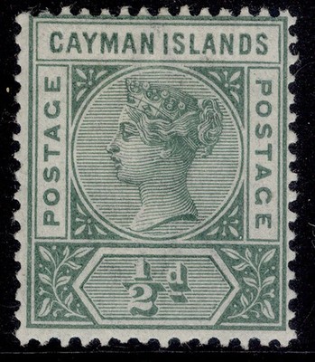 cayman-islands-qv-sg1-d-deep-green-m-mint-cat-19