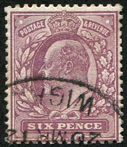 6d-sg-295-5-dull-lilac-f-vfu-neat-wigan-1912-cds-scarce-shade