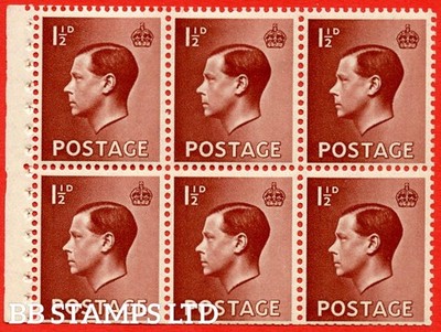 sg-459b-pb3-1d-brown-a-mounted-mint-booklet-pane-of-6-perf-type-b84388