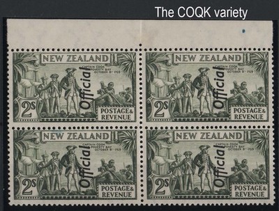 new-zealand-1936-2s-olive-green-official-perf-13-14x13-coqk-variety-sgo132a-um
