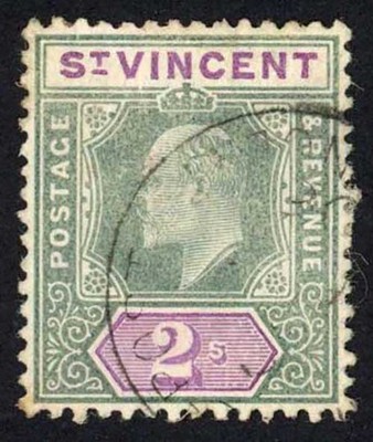 st-vincent-sg83-kevii-2-wmk-crown-ca-cat-60-pounds