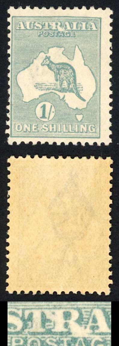 australia-sg40ba-1-blue-green-3rd-wmk-bw33k-flaw-through-tra-u-m-lightly-toned