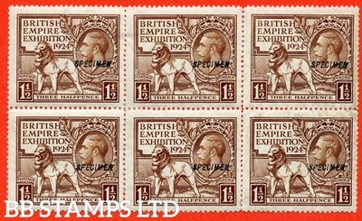 sg-431-s-ncom2-t-1d-brown-a-mounted-mint-line-perf-block-of-6-b30833