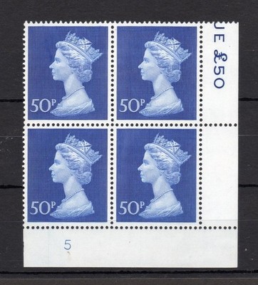 50p-machin-unmounted-mint-plate-5-block-cat-20