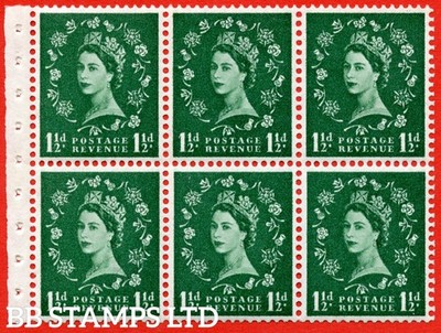 sg-572-sb66-1d-green-an-unmounted-mint-booklet-pane-of-6-perf-type-b88076