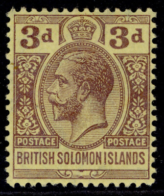 british-solomon-islands-gv-sg28-3d-purple-pale-yellow-lh-mint-cat-32