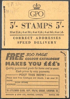 h27-5-booklet-wmk-edwards-cylinder-h6-no-dot-march-1957