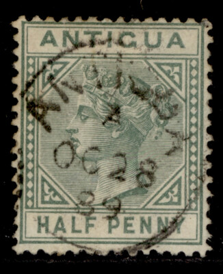 antigua-qv-sg21-d-dull-green-used-cat-20-cds
