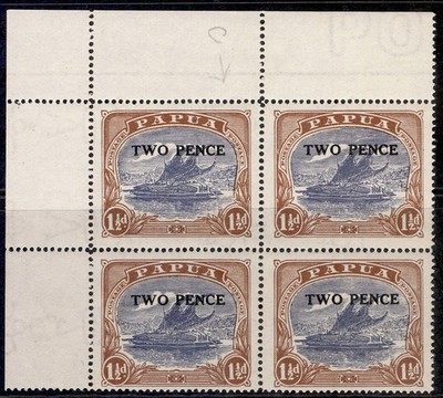 aus-papua-bng-gv-sg122-122a-2d-on-1d-postace-at-right-in-block-nh-mint