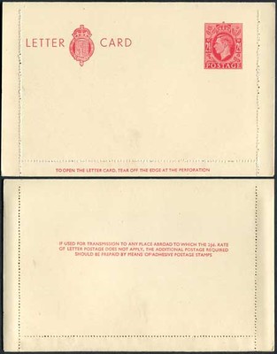 lcp17b-kgvi-2-1-2d-carmine-letter-card-3-line-instruction-gummed-on-back-half